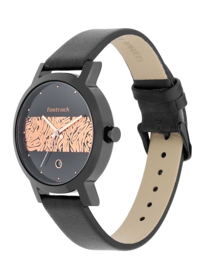 fastrack Women's Animal Print Stainless Steel Watch  Wo 6222NL01  - Image 3