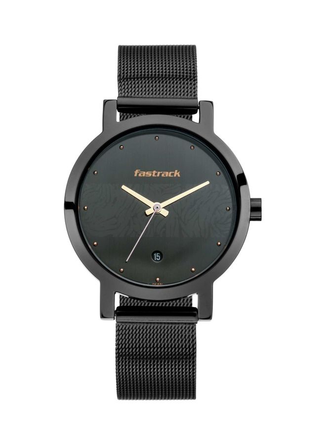 فاستراك ساعة نسائية من الفولاذ المقاوم للصدأ بطباعة حيوان Wo 6222NM01 للنساء - Image 1