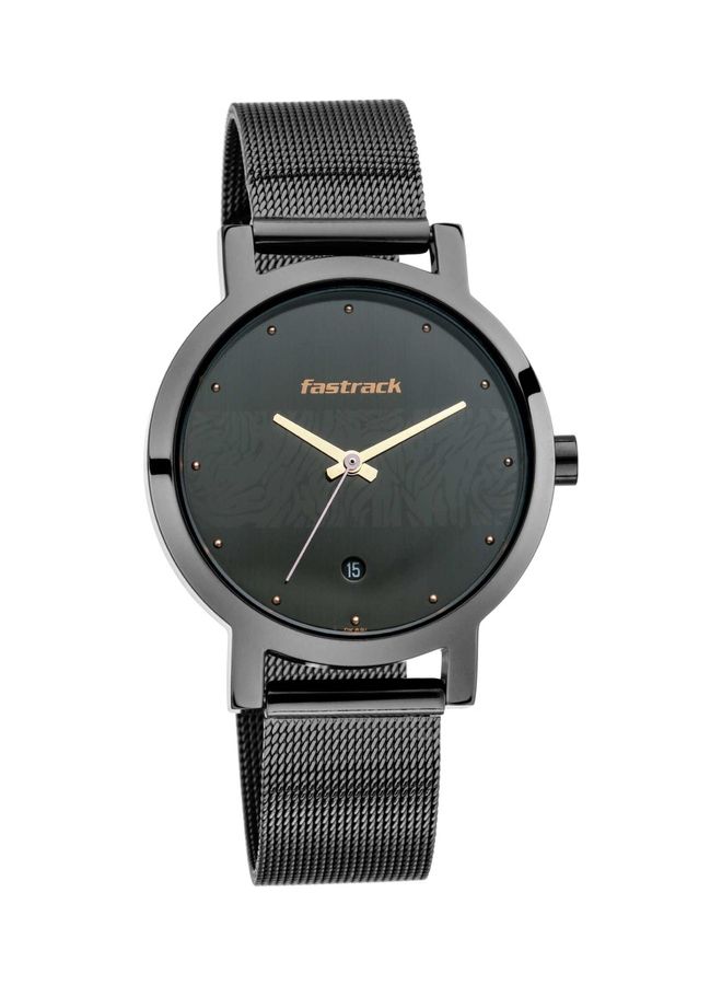 فاستراك ساعة نسائية من الفولاذ المقاوم للصدأ بطباعة حيوان Wo 6222NM01 للنساء - Image 2