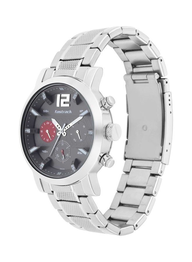 fastrack Men's Fastfit Stainless Steel Watch   3227SM01  - Image 3