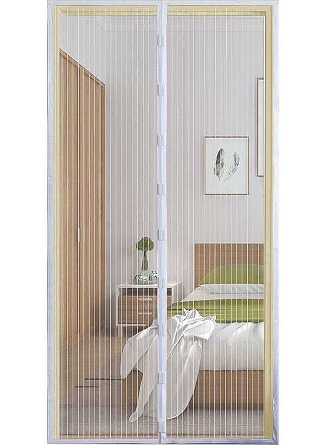ماركة غير محددة - ستارة ناموسية مع شريط لاصق أبيض - Image 1