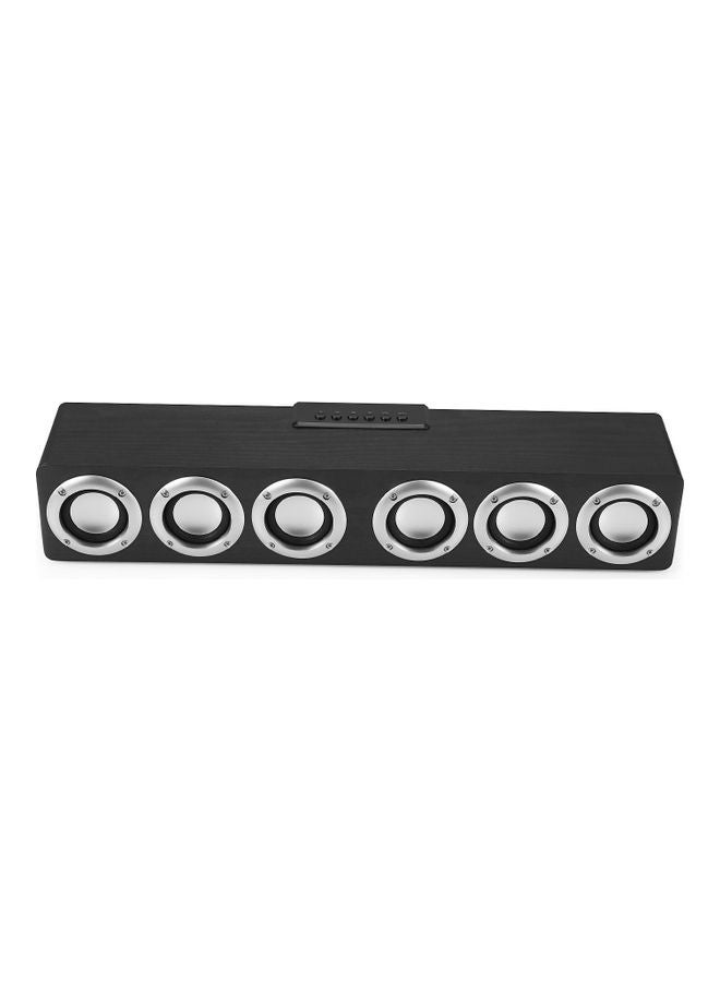 Wooden Bluetooth Desk Speaker M1 Black  - Image 3