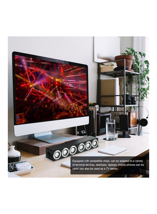 Wooden Bluetooth Desk Speaker M1 Black  - Image 5