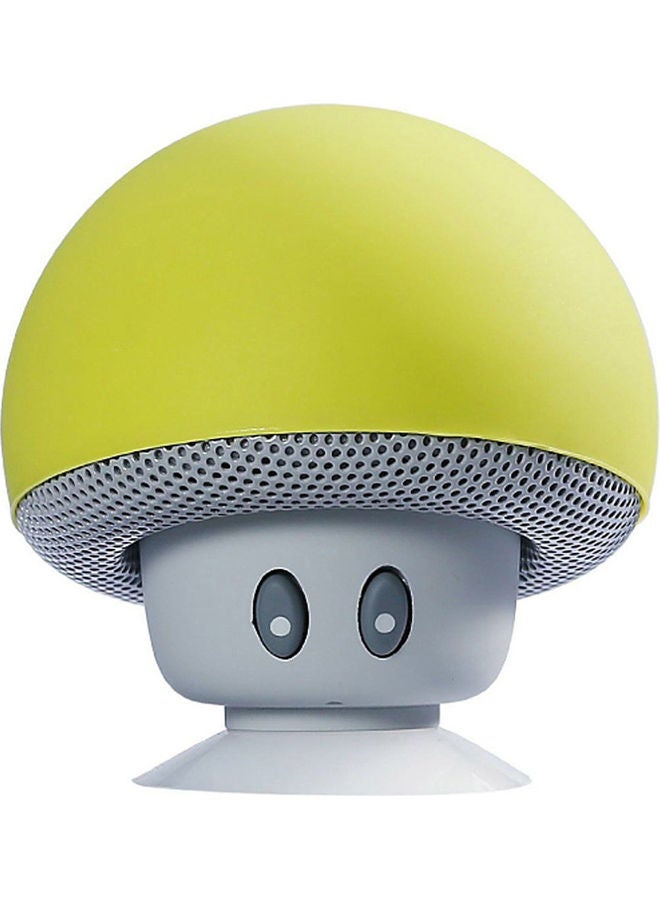 Mini Bluetooth Mushroom Speaker V8881Y-V Yellow - Image 1