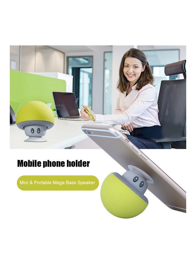Mini Bluetooth Mushroom Speaker V8881Y-V Yellow - Image 2