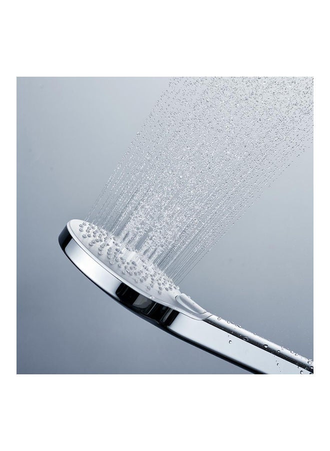 Bath Handheld Shower Pressurized Nozzle Silver  - Image 2