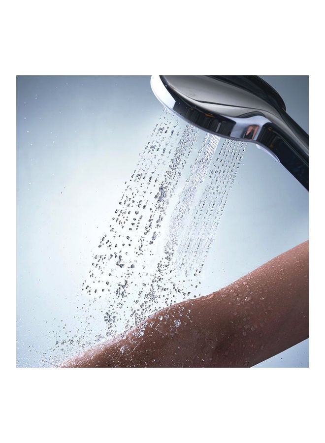 Bath Handheld Shower Pressurized Nozzle Silver  - Image 3