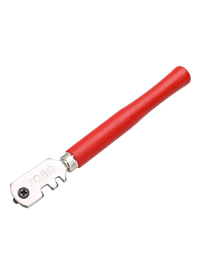 6 Wheels Glass Cutter Tool Red/Silver - Image 2