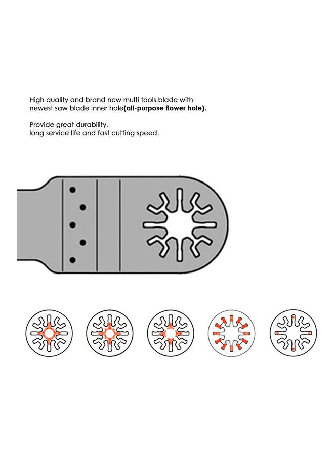 KKmoon 38-Piece Cutting Blades Multicolour - Image 4