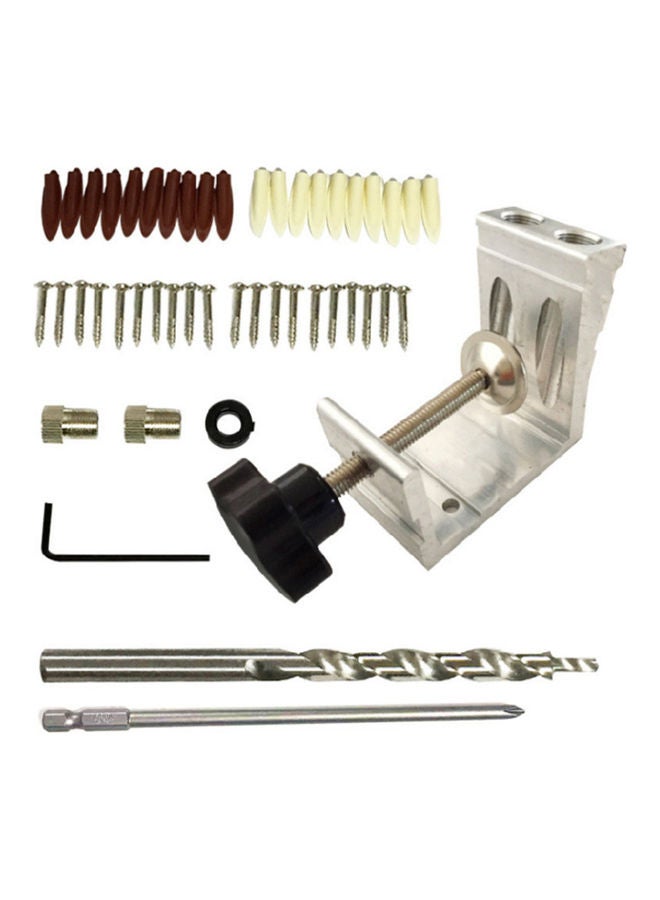 47-Piece Positioner Pocket Hole Jig Multicolour 