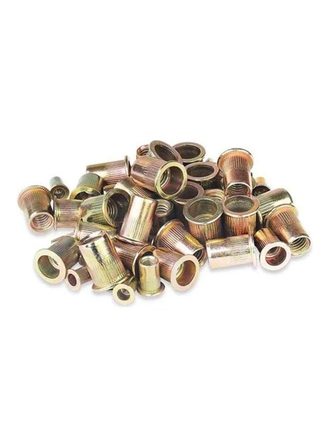 Generic 90-Piece Mixed Rivet Nut Gold  - Image 1