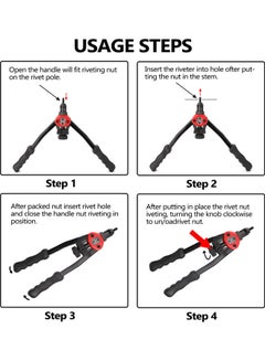 Generic Labor-Saving Hand Riveter With Nuts Multicolour  - Image 5