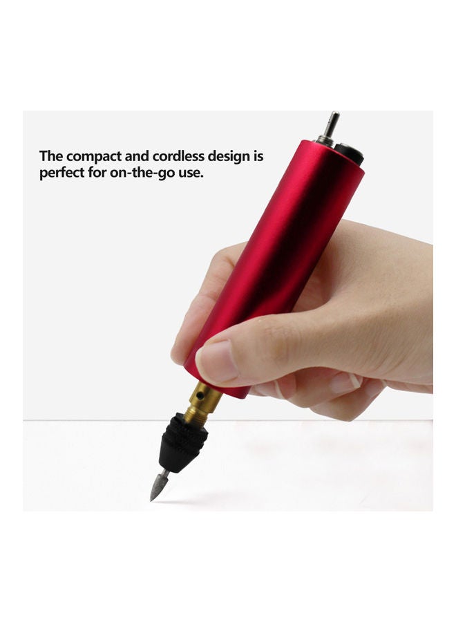 ماركة غير محددة قلم نقش وحفر صغير بمنفذ USB أحمر  - Image 3