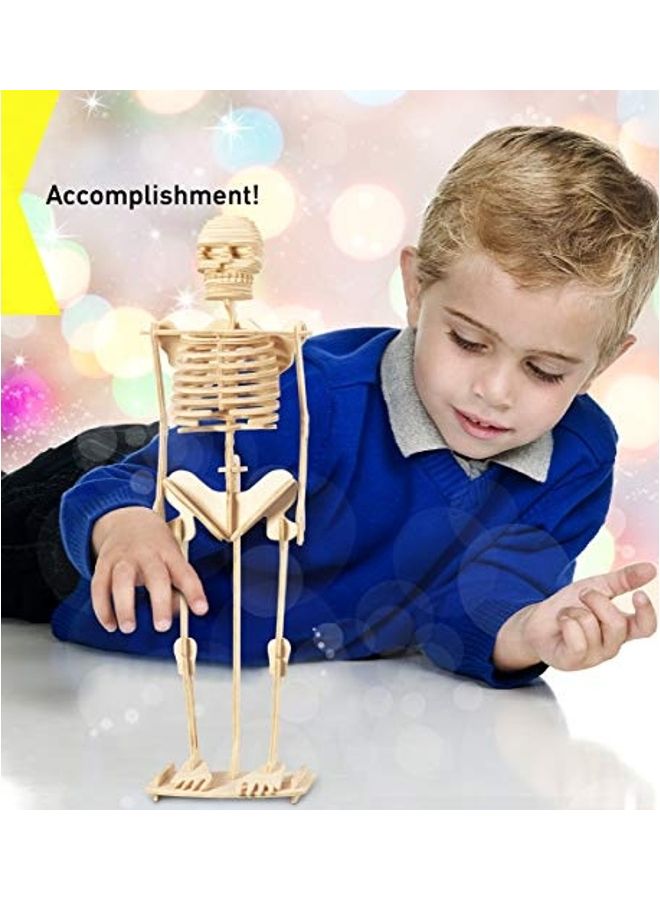 Puzzled 50-Piece Human Skeleton 3D Puzzle Set  - Image 2