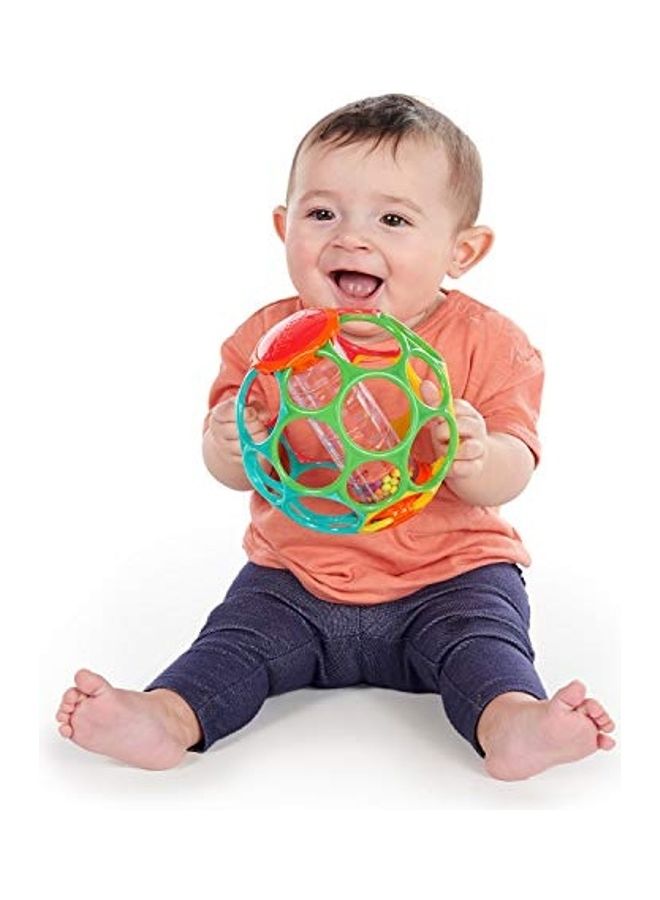 Oball - Bright Starts Rollin Rainstick Rattle Toy - Image 1