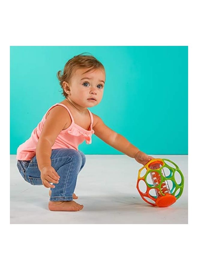 Oball - Bright Starts Rollin Rainstick Rattle Toy - Image 1