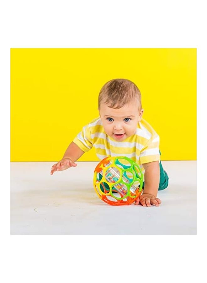 Oball - Bright Starts Rollin Rainstick Rattle Toy - Image 1