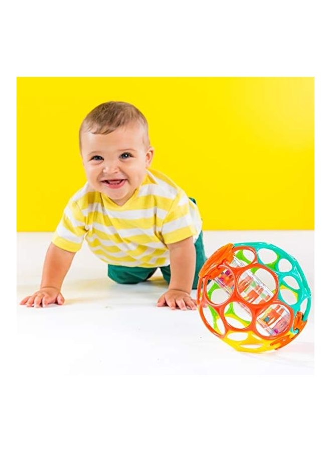 Oball - Bright Starts Rollin Rainstick Rattle Toy - Image 1