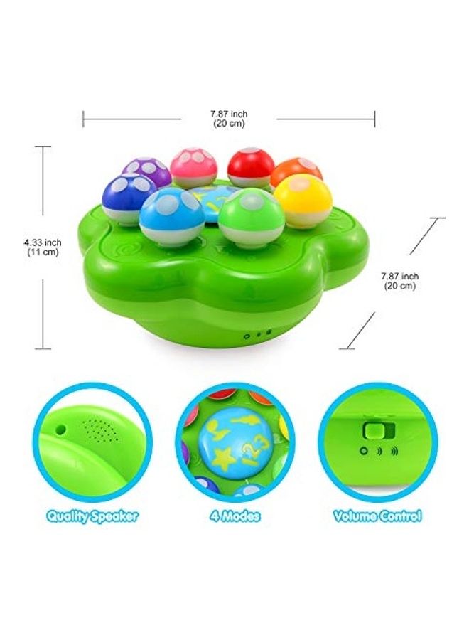 بست ليرنينج لعبة تعليمية تفاعلية مُضيئة بتصميم على شكل حديقة الفطر مُخصصة للأطفال حديثي المشي - Image 5