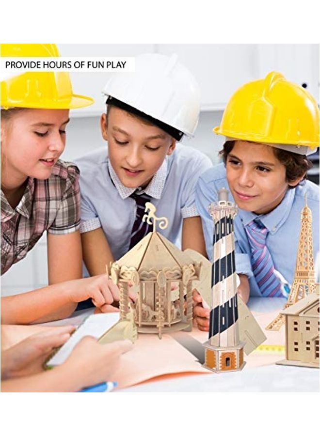 Puzzled Light House 3D Jigsaw Wooden Puzzle Kit  - Image 3