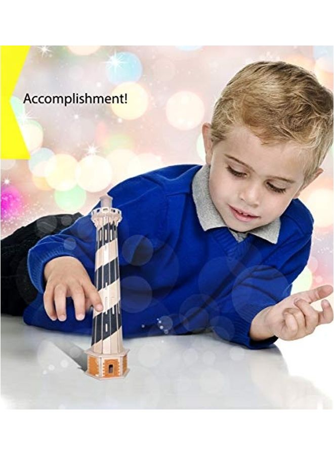 Puzzled Light House 3D Jigsaw Wooden Puzzle Kit  - Image 2