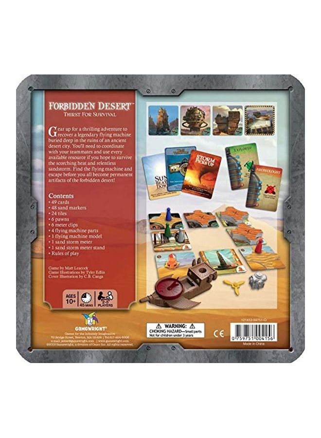 Gamewright Forbidden Desert The Cooperative Strategy Survival Desert Board Game  - Image 2