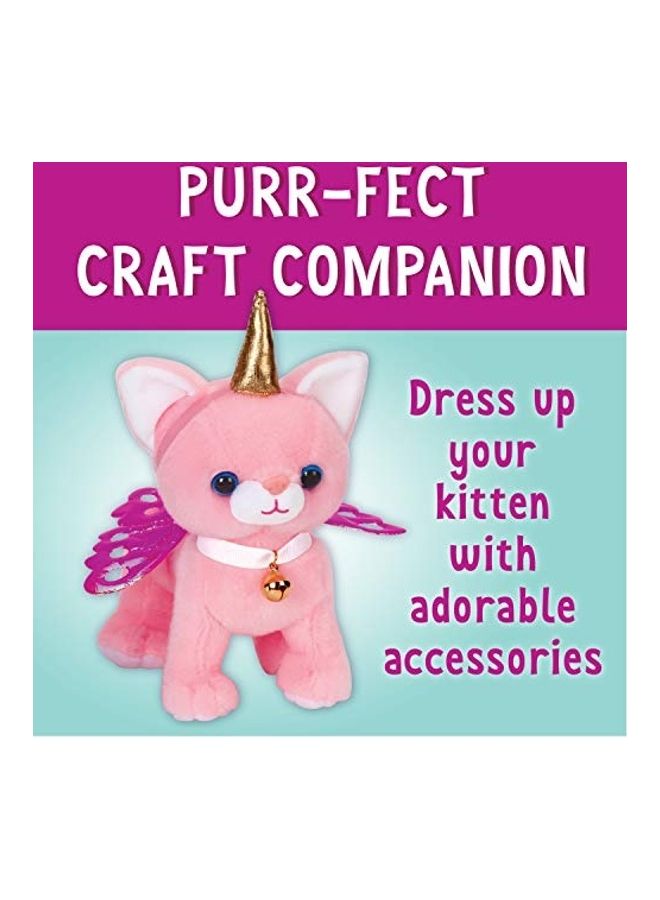 Creativity for Kids Cuddly Kitten Plush Toy with Accessories - Image 1