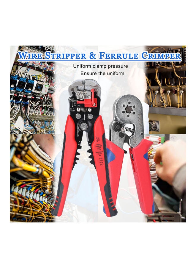 Crimper And Stripper Tool Set Multicolour  - Image 3