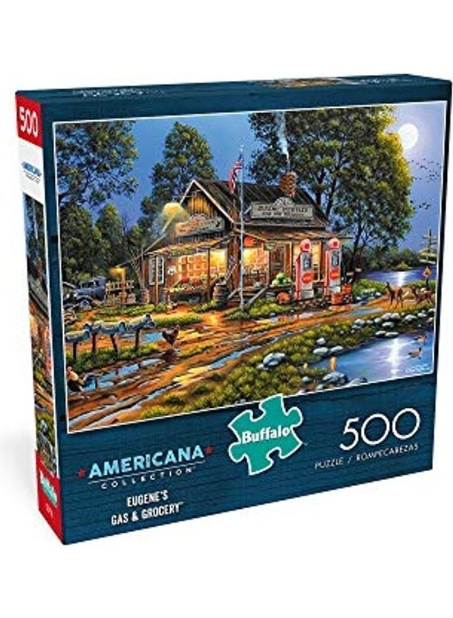 بافلو جايمز 500-Piece Eugene's Gas & Grocery Jigsaw Puzzle Set - Image 2