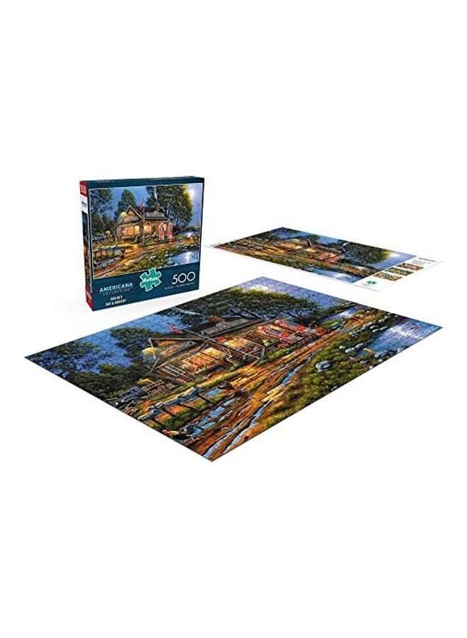 بافلو جايمز 500-Piece Eugene's Gas & Grocery Jigsaw Puzzle Set - Image 3