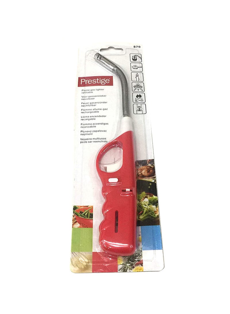 Prestige - Refillable Gas Lighter Assorted Colour 16cm - Image 1