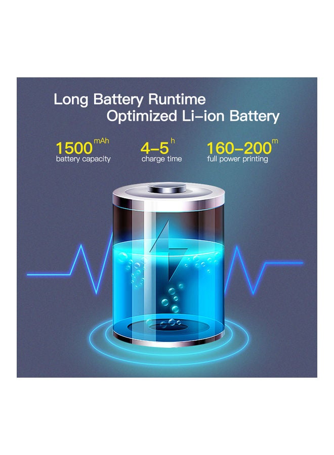 Aibecy 58mm Portable BT Connection Thermal Label Printer Pink - Image 5