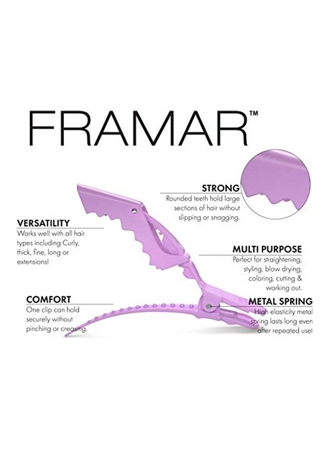 فرامار مجموعة مشابك شعر بألوان الباستيل للنساء من 10 قطع متعدد الألوان - Image 2