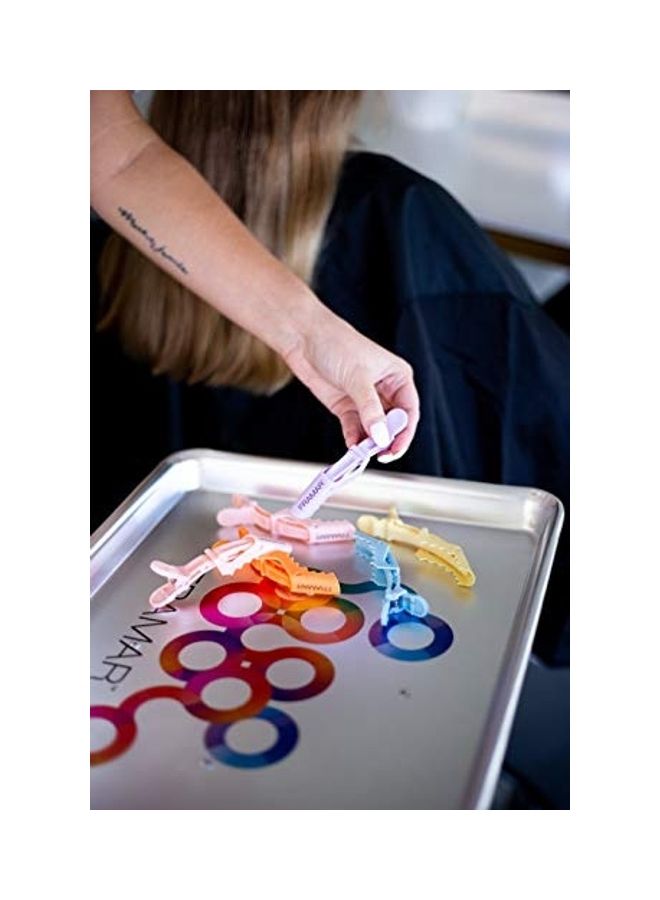 فرامار مجموعة مشابك شعر بألوان الباستيل للنساء من 10 قطع متعدد الألوان - Image 3