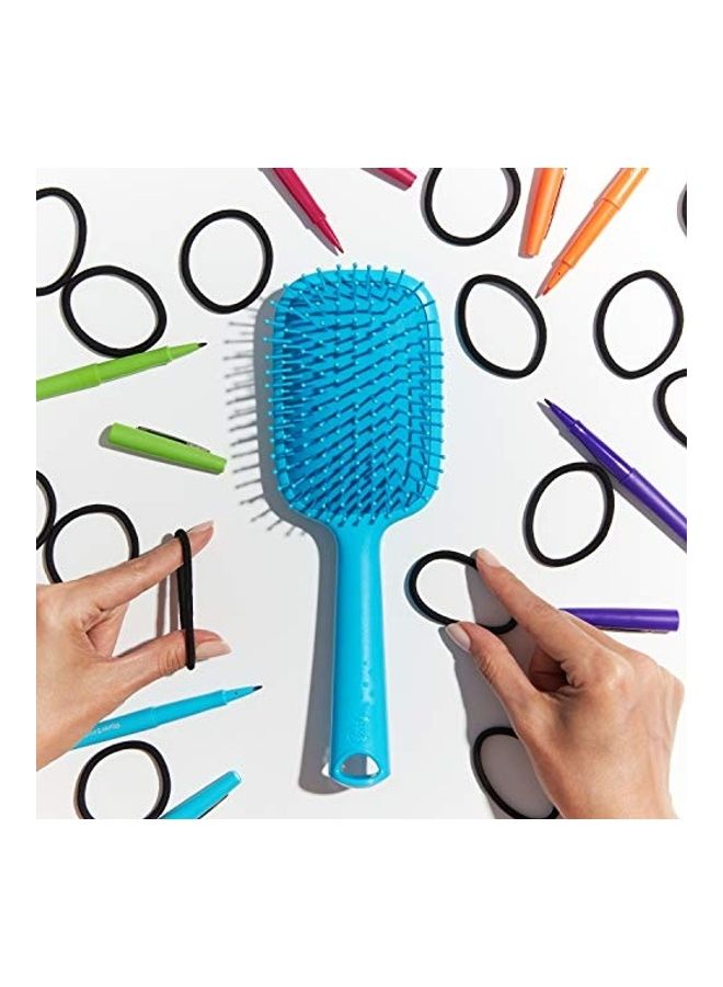 قودي  مجموعة ربطات شعرٍ مطاطيةٍ وسميكةٍ للنساء من أوتشليس مكونة من 27 قطعة . أسود - Image 5