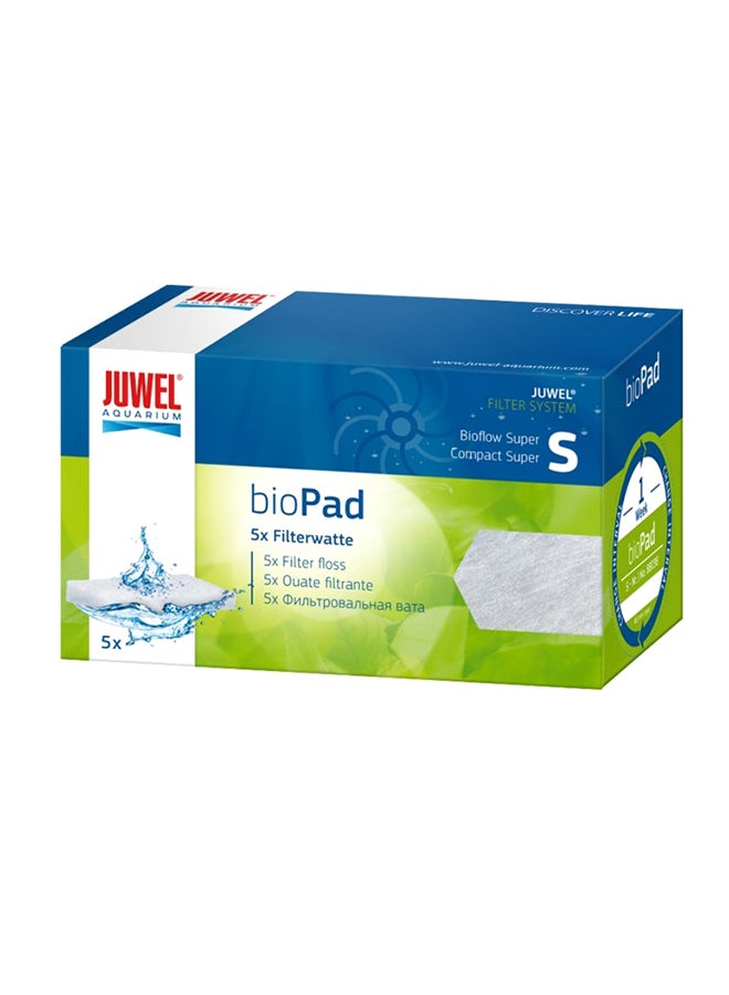 Bio Pad Compact Aquarium Mechanical Filter White