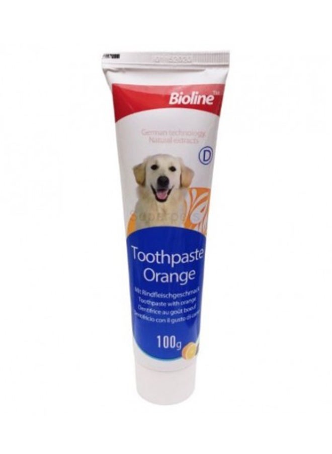 بايولاين معجون للأسنان بمستخلصات طبيعية ونكهة البرتقال 100جرام