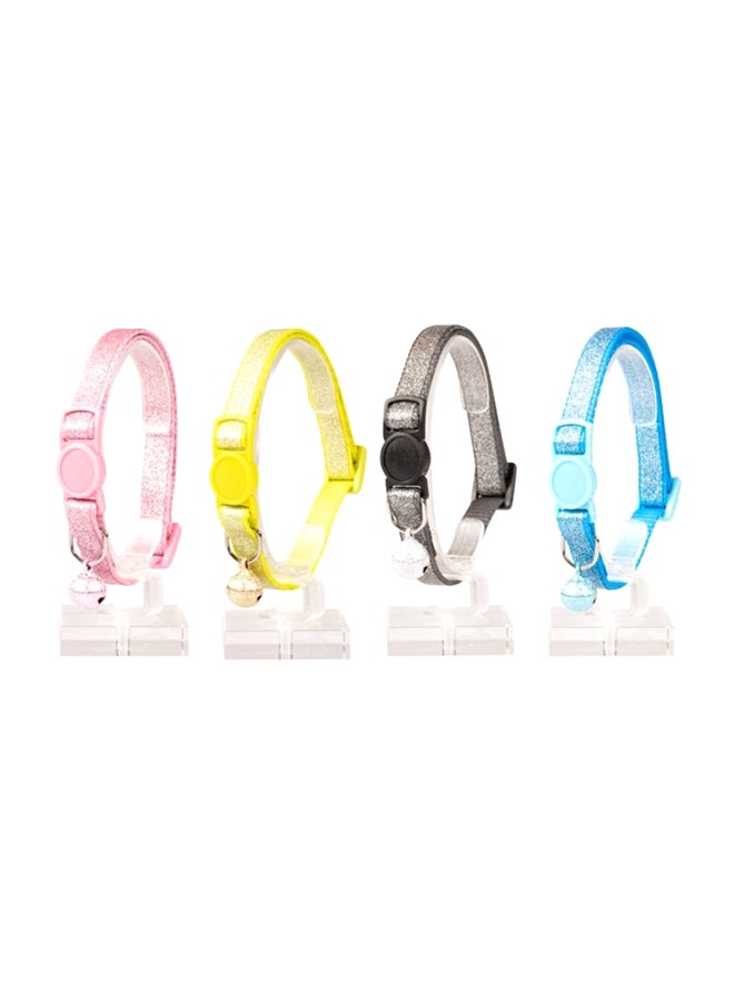 Duvo Assorted Glitter Colorful Nylon Cat Collar One Size - Image 1
