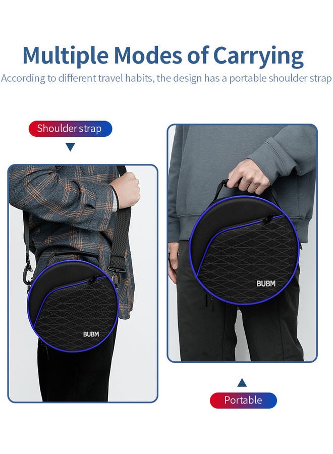 BUBM Gaming Headset Storage Bag Black/Blue  - Image 2