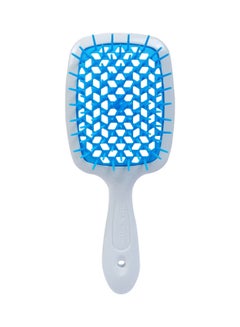 JANEKE Super Detangler Hair Brush White/Blue  - Image 1