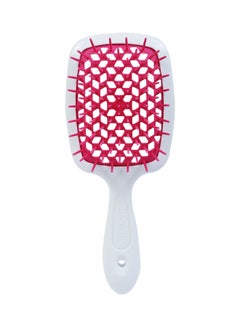 JANEKE Super Detangler Hair Brush White/Pink  - Image 1