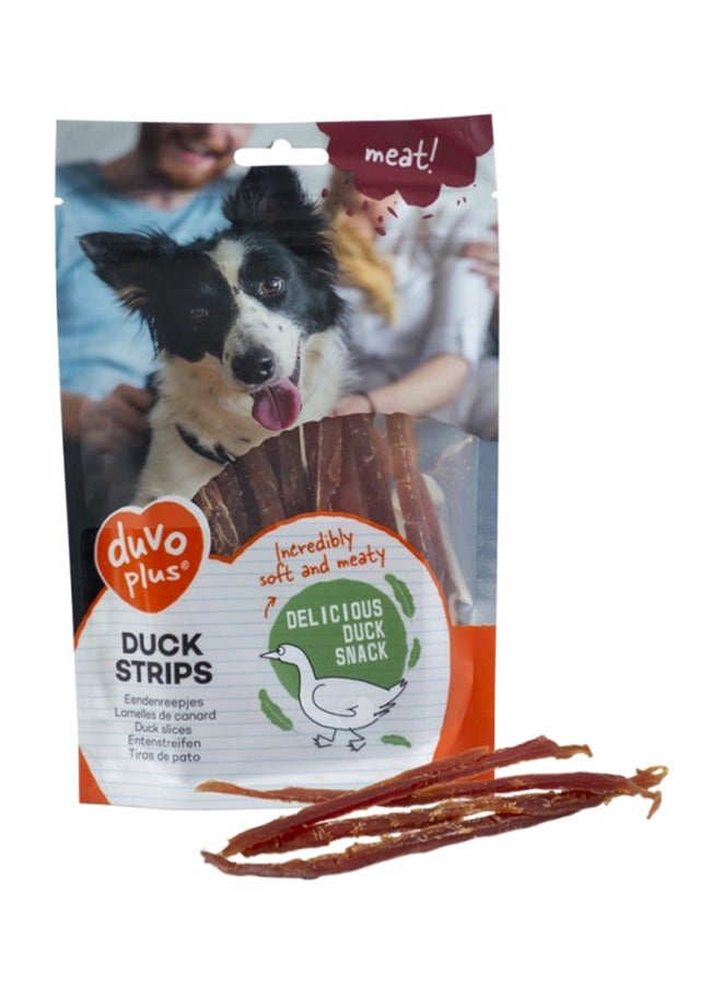 Duvo Dog Snack Duck Strips Multicolour 80grams - Image 1