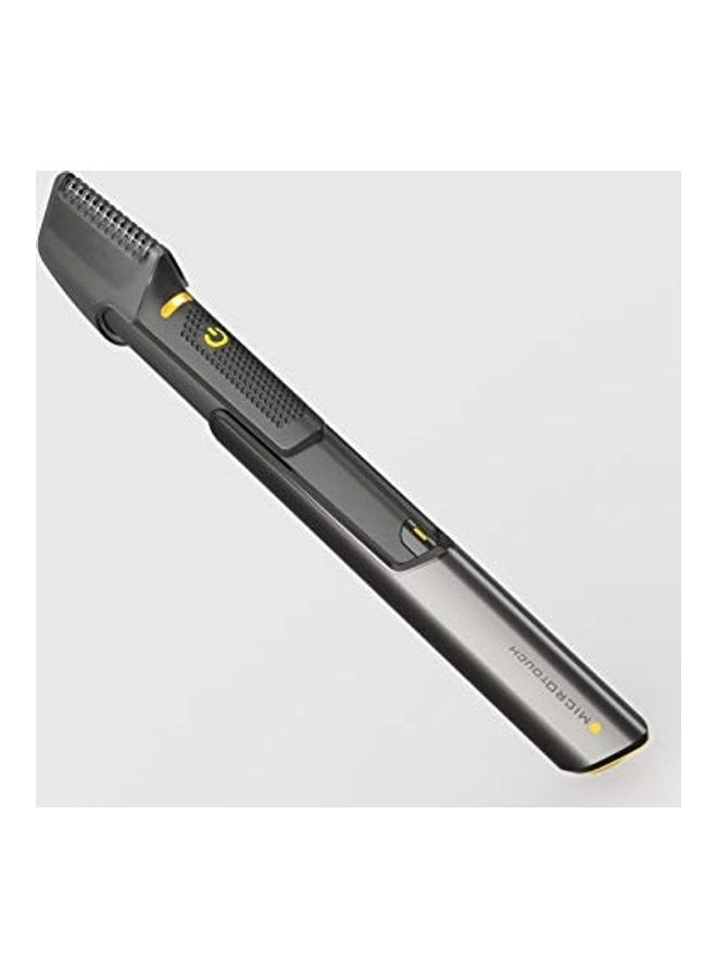Micro Touch Titanium Trim Hair Cutting Body Shaver and Groomer Tool Set Black  - Image 1