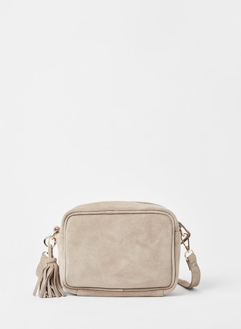 Mohito Leather Crossbody Bag Beige - Image 1