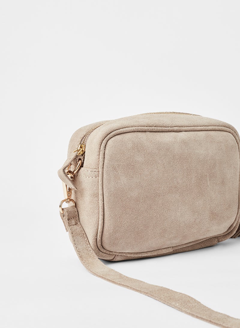 Mohito Leather Crossbody Bag Beige - Image 2
