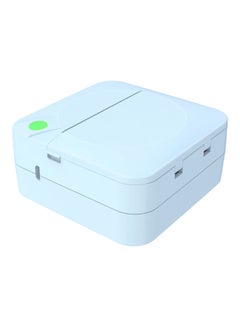 Generic 200dpi Portable Mini Pocket Thermal Printer with 1 Roll Paper Blue  - Image 4