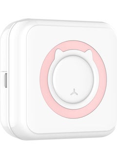 Generic 203dpi Portable Mini Photo Printer with 1 Roll Paper Pink  - Image 3