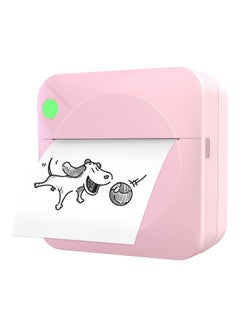 Generic 203dpi Portable Mini Pocket Thermal Printer with 1 Roll Paper Pink  - Image 4