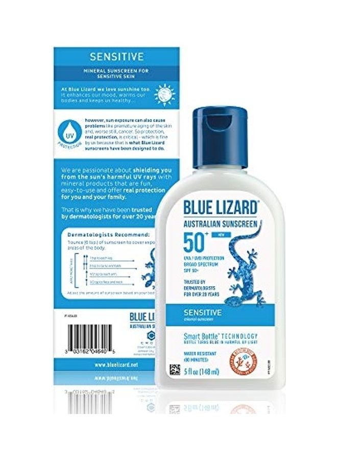 BLUE LIZARD - Sensitive Mineral Sunscreen with Zinc Oxide Spectrum Clear 148ml - Image 1