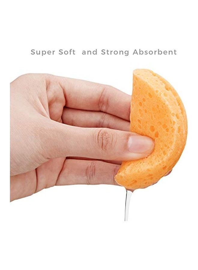 GAINWELL Compressed Facial Sponges Orange  - Image 2